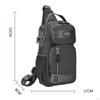 Sling Backpack Chest Bag Versatile Zipper Closure Daypack Crossbody Bags Shoulder for