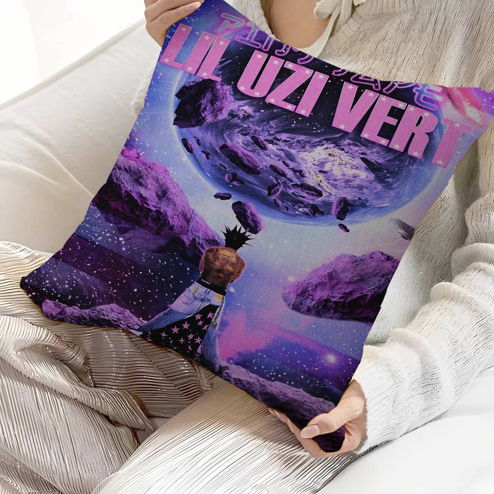 

Lil Uzi Vert Singer Pillow Gift Home Office Decoration Bedroom Sofa Car Cushion Cover case x 30x30 cm