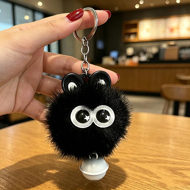 Year of the Sheep Lamb Keychain: Cute Plush Pendant for Students' Bags