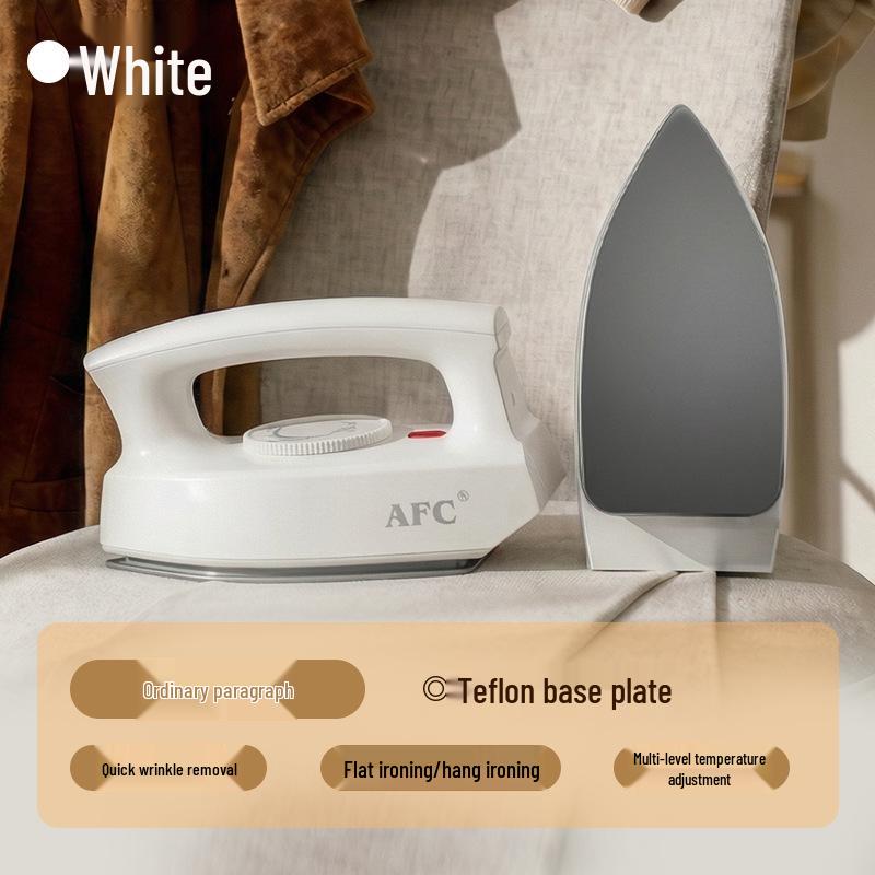 

AFC Mini Electric 400W Iron: Household Wrinkle Remover & Heat Transfer Tool with One-Press Forming, Ideal for Dormitories. National Standard 3C