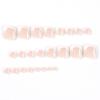 Bling Press On Round Fake Toenails Lasting Effect with Moderate Thickness for Toe Decoration Home Nail DIY