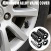 AJT1 4PCS Car Wheel Tire Valve Caps Air Stem Protective Cover For Ford Cmax Focus Mk4 F150 Fiesta Fusion Kuga Ranger Fiesta Mondeo ST