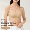 Seamless Wireless Tank Top Sports Bra, Small Bust Push Up Soft Support Lifting Side Support Women's Yoga Lingerie