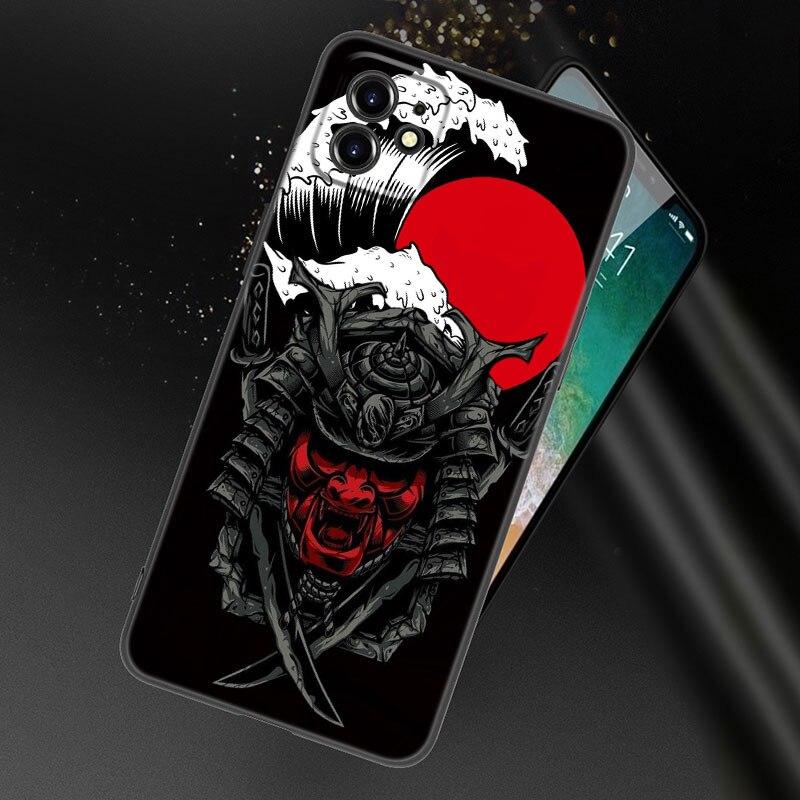 Tokyo Japanese Art Phone Case For Apple iPhone 13 12 Mini 11 Pro XS Max XR X 8 7 6S 6 Plus SE 2022 2020 5S 5 Soft Black Cover