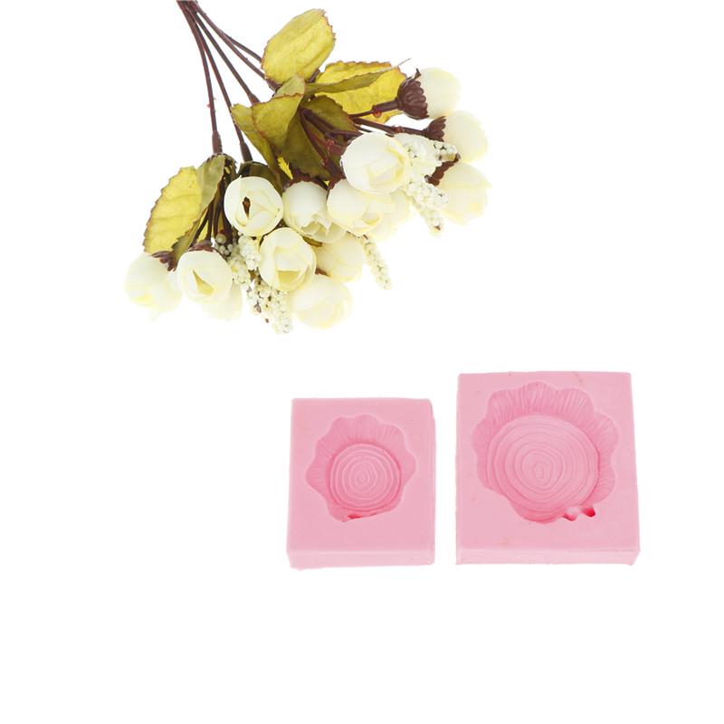 3D Fee Baumstumpf Silikonform Schokolade Fondant Kuchenaufsatz Formen Dekor DIY Werkzeug