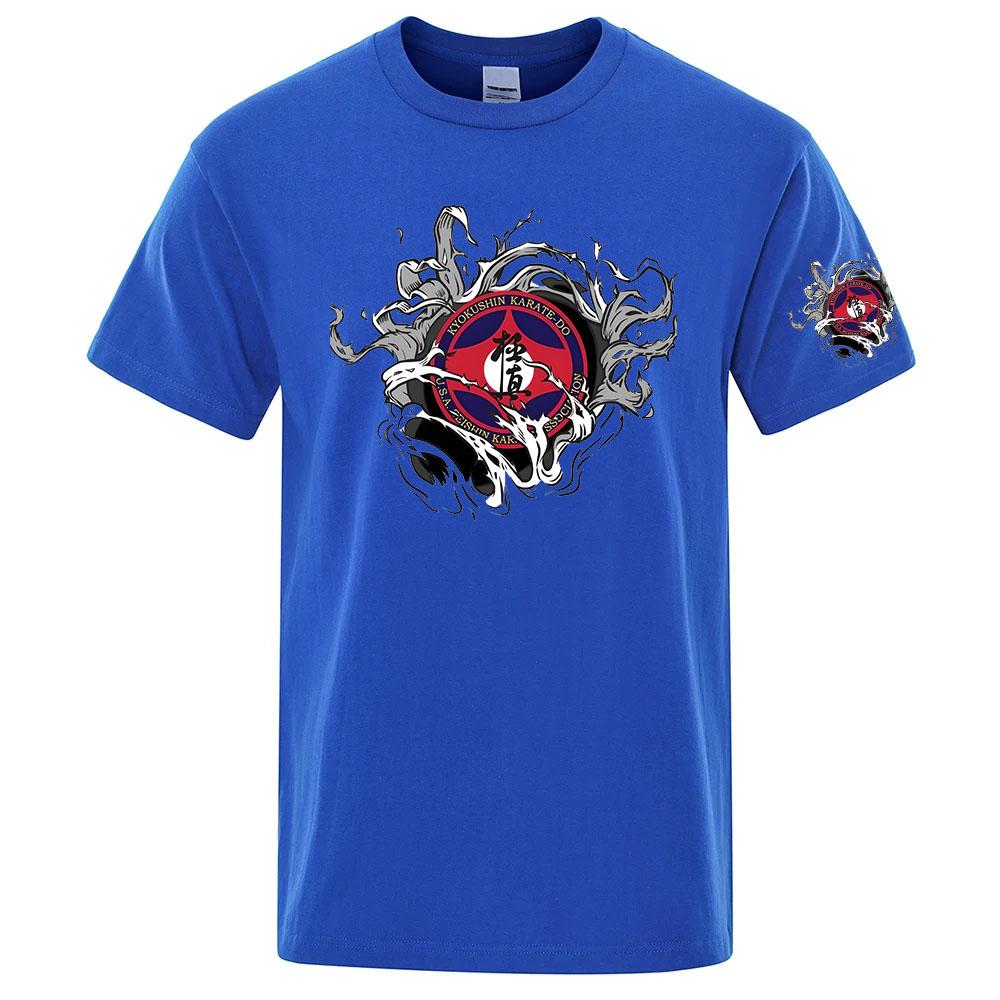 2026 Kyokushin Karate Print Summer Unisexs New Regular Short Sleeved Tshirt Casual Sports Breathable Designer Tops