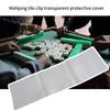 Clear Mahjong Scorecards Protectors Water Resistant Mahjong Card Holder Protective Sleeve For Game Table Organization