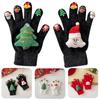 Mink Velvet Winter Gloves Plush Five Finger Gloves New Christmas Gloves  Adult Kid Unisex