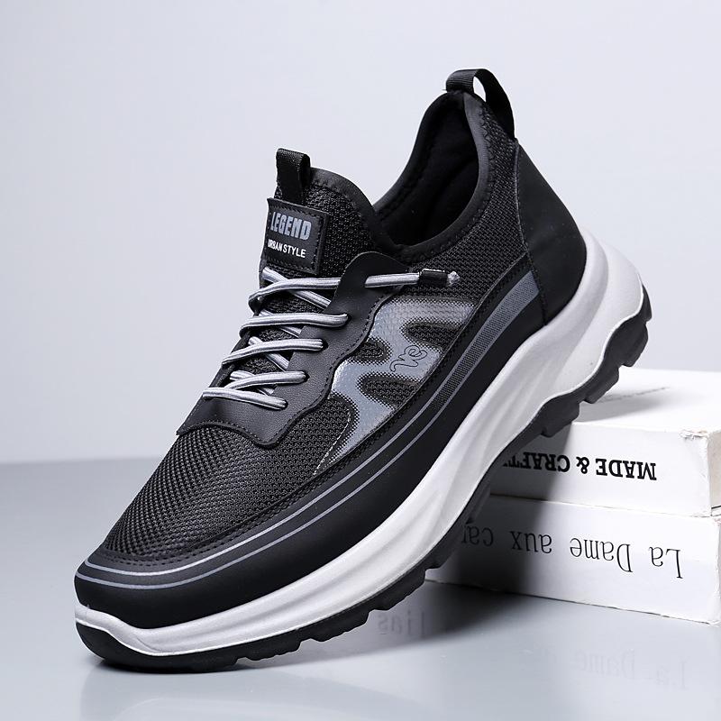 

Мужская повседневная обувь, весенние новинки, мужская и женская обувь для ходьбы с мягкой подошвой, дышащая, тканевая обувь для родителей, мужская обувь, обувь для пап с одной педалью 36