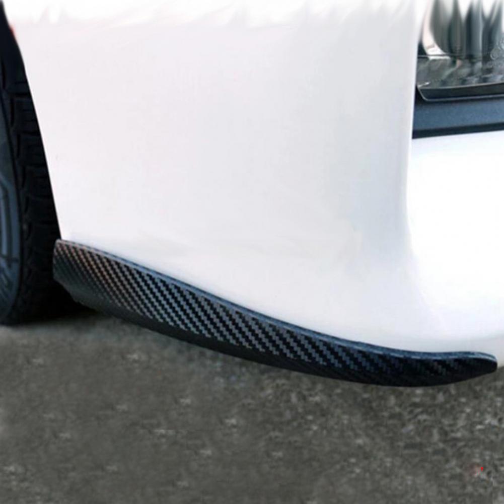 2 Pezzi Protezione Paraurti Misura Piccola/Grande Gomma Antigraffio Universale Auto Striscia Anticollisione Angolo Auto Elastico
