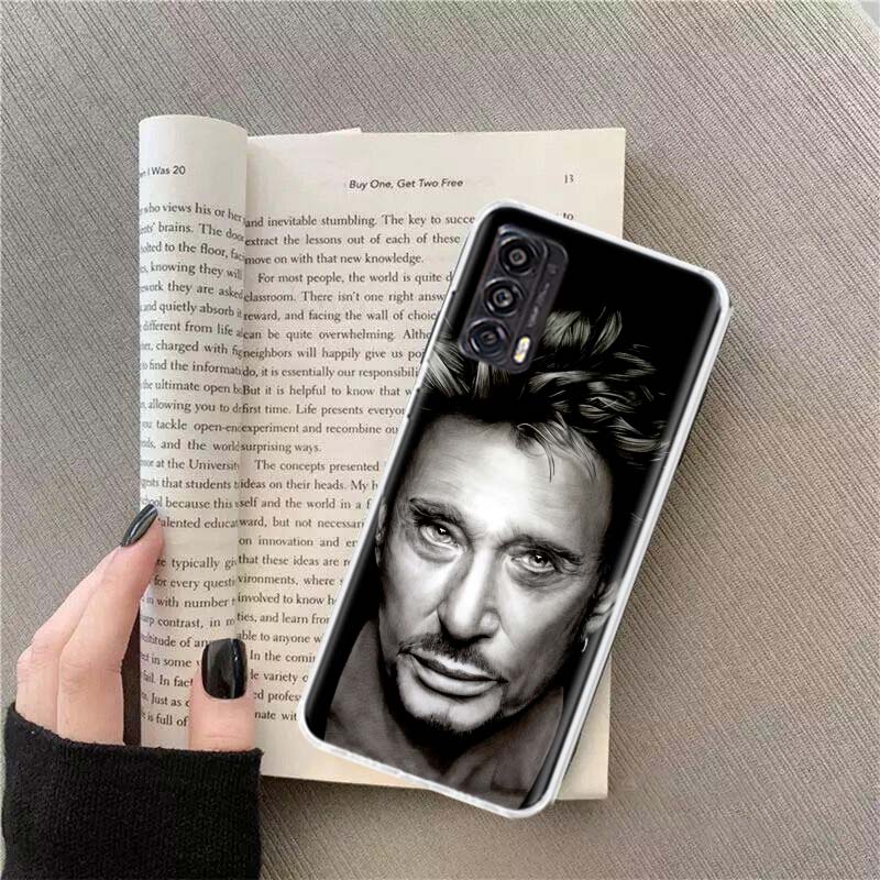 Johnny Hallyday Music Black Phone Case For Xiaomi Redmi Note 14 Pro 12 Plus 12S 10 11 Pro 4G 5G 9T 9S 8T 10S 11T 11S 11E 9 8 Coq