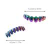 Colorful Colorful Dental Teeth Grillz Gradient Rapper Accessory Teeth Braces  Birthday Parties