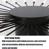 Black 30 Heads Non Dimmable Pendant Lights Creative Fireworks Design Chandelier Modern Ceiling Light for Living Room Exhibition Hall Bedroom
