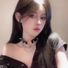 Fashion Black PU Leather Choker Necklace Women's Punk Gothic Spike Rivet Necklace Pendant Collar Jewelry