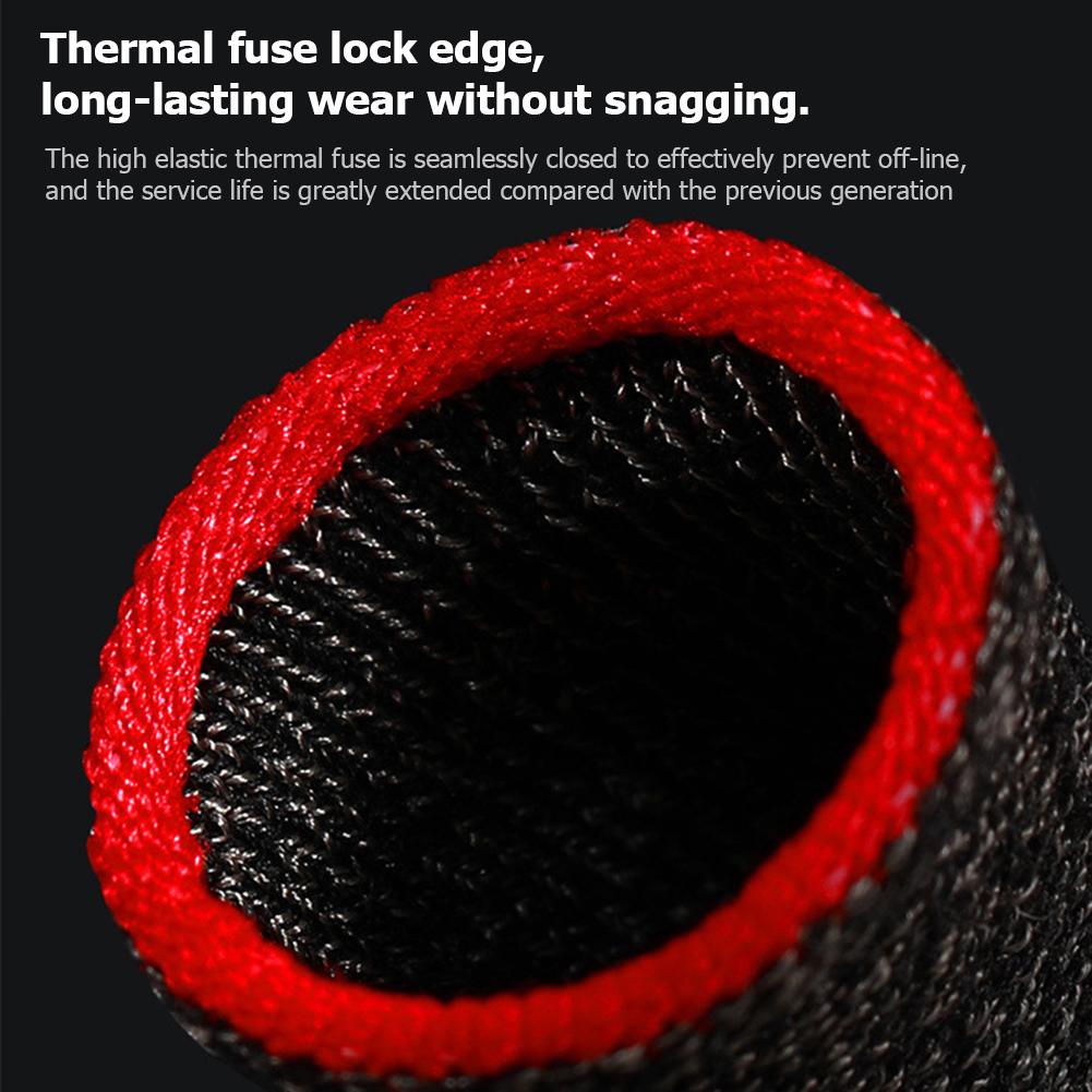 1 Pair Gaming Finger Sleeve Breathable Fingertips Covers for PUBG Fingertips Covers Touch Screen Finger Cots Cover