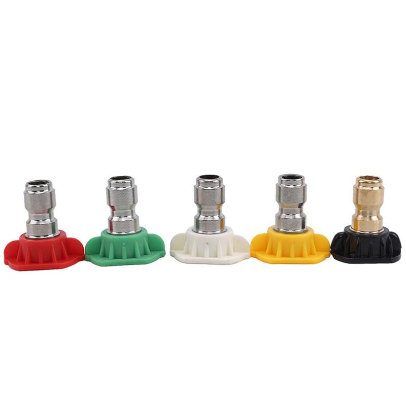 High Pressure Washing Car Nozzle Washing Fan Nozzle 5Pcs/Pack Bent Rod Washer