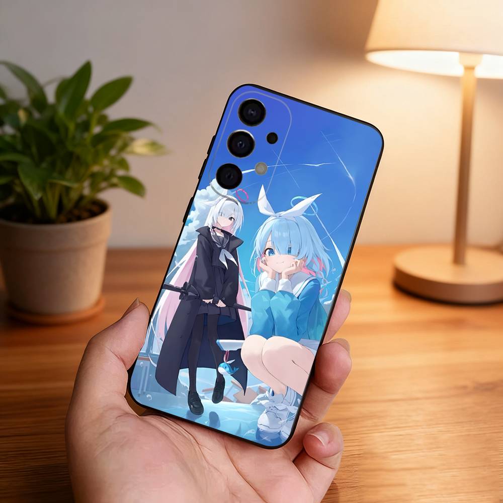 

Blue Archive Game Phone Case For Samsung S25,S24,S21,S22,S23,S30,Ultra,S20,Plus,Fe,Lite,5G Black Cover Samsung S235G