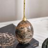 Creative Natural Marble Ornaments Dinosaur Egg Marble-patterned Egg Abstract Handicrafts Home Decoration Accessories