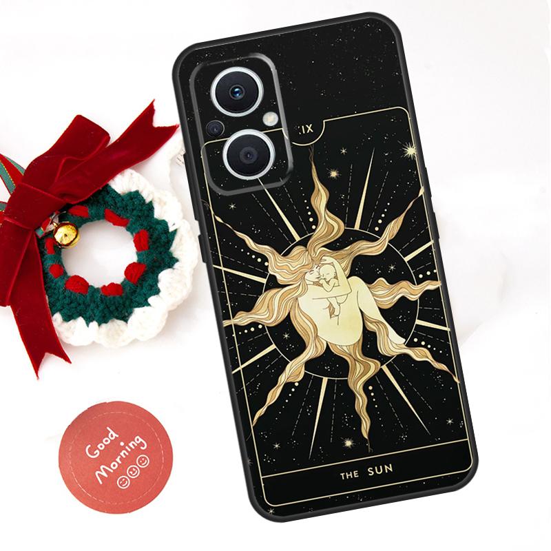 Astrology Tarot Cards Funda For OPPO Reno 14F 14 13 12 11 10 Pro 11F 12F 13F 7 8 Lite OPPO Find X8 X5 X9 Pro Case