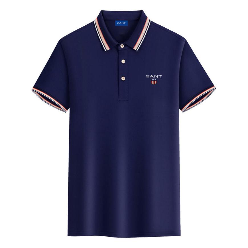 Gant Léto 2025 Nové vyšívané ležérní sportovní polo tričko s límečkem, Rychleschnoucí polo tričko