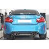 2Pc 60Mm-93Mm Glossy Carbon Fiber  For Bmw M