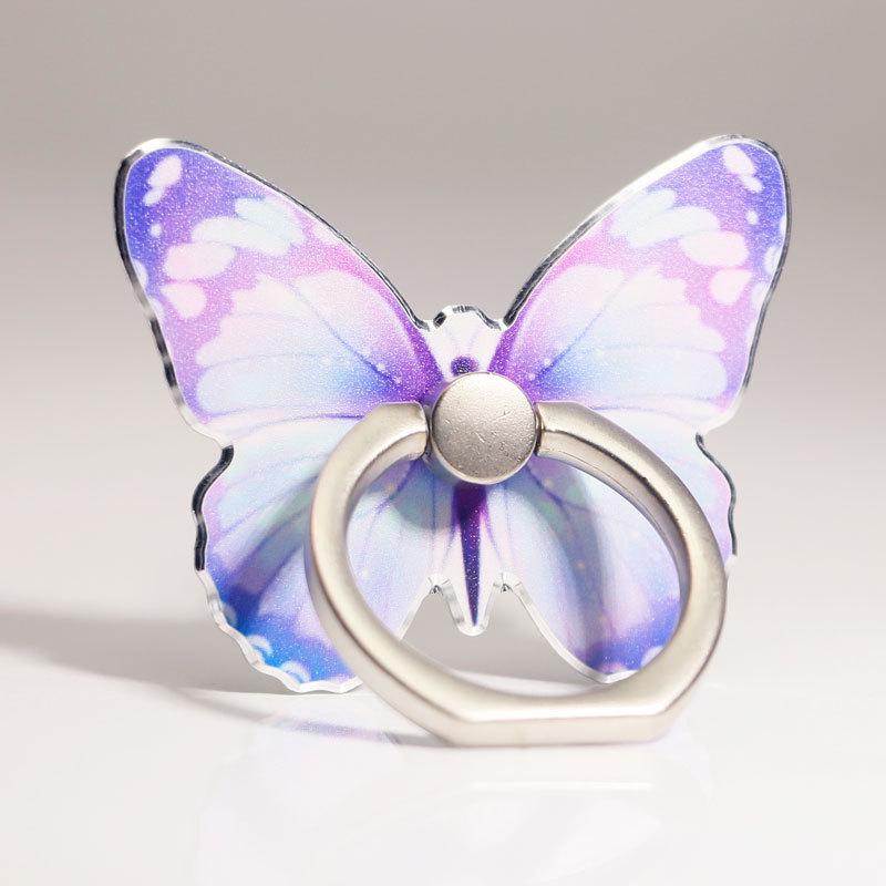 Butterfly Cartoon Ring Buckle Phone Stand - Cute & Creative for Women