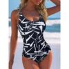 Costume da Bagno Intero Estivo Sexy a Strisce, Vestibilità Aderente e Modellante, Schiena Profonda a U, Costume da Bagno alla Moda Accattivante per Spiaggia, Piscina, Vacanze