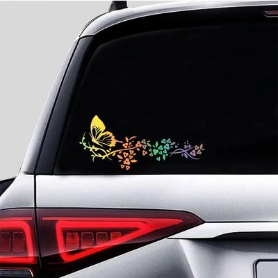 2 SZTUKI Kratki Naklejki na Samochód Pokrycie Rys Zderzak Ciężarówki Drzwi Folia Winylowa Auto Obie Strony Naklejki na Nadwozie Uniwersalne Akcesoria Dekoracyjne DIY