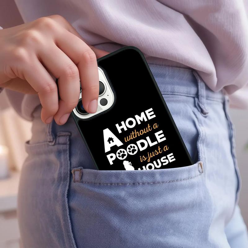 I Love My Poodle Phone Case For iPhone 17 Air 15 16e 14 13 Pro Max Coque 12 11 Pro Max PLUS Cover