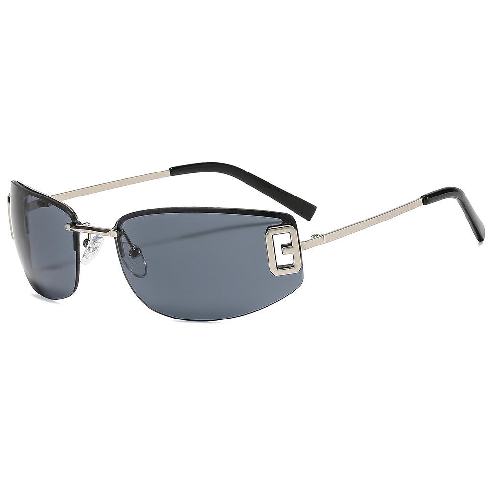 Women's sunglasses, men's and women's fashion frameless sunglasses