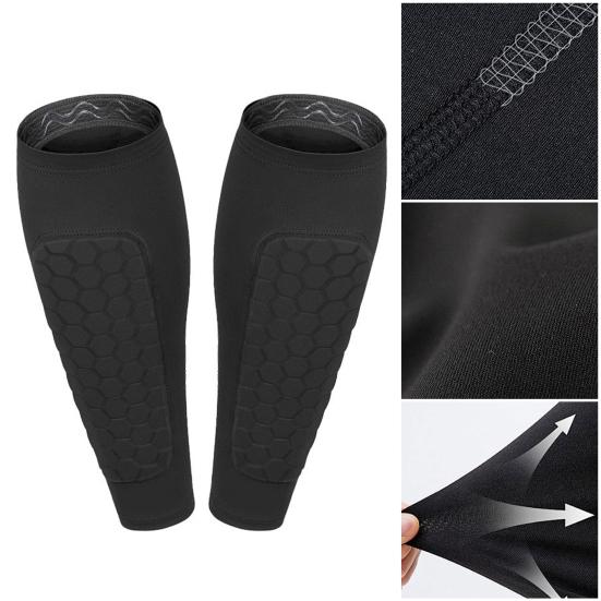 Soccer Shin Guards For Kids Youth Calf Compression Sleeve