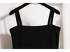 2023 Plus Size Women's Slimming Spaghetti Strap Dress & Cardigan Set