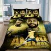 Modisches Fußball-Superstar N-Neymar Bettwäscheset 3D-bedruckter Bettbezug Bettwäscheset Weich King Full Size Bettwäscheset Für Jungen
