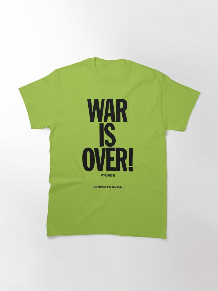 John Lennon John Lennon - War Is Over Classic T-Shirt