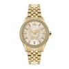 Quartz Watch Stainless Steel Bracelet Gold Dial Elegant Diamond Accents Women Watches DWVV327LCPGD