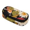 Pencil Bag Lightweight Scratch Resistant Polyester Smooth Zipper with Main Compartment Mesh Pocket and Pen Slots for Classroom Use