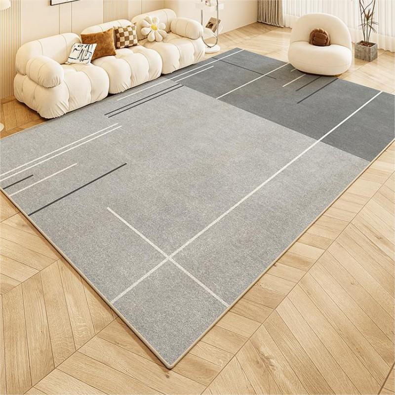 Modern Minimalist Abstract Print Area Rug Living Room Non-Slip Washable Floor Mat Bedroom Bedside Carpet