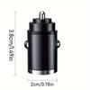 Mini 200W PD QC Pull Ring Fast Charging Car Charger USB C Car Phone Charger Adapter For iPhone 13 12 Xiaomi Samsung Huawei