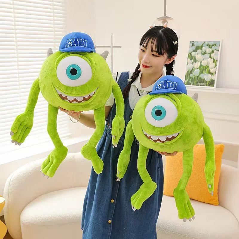 35/60/80cm Anime Monster Uni Mike Wazowski Plüsch Großes Auge Stofftier Kissen Sofakissen Raumdekoration Spielzeug Geschenk
