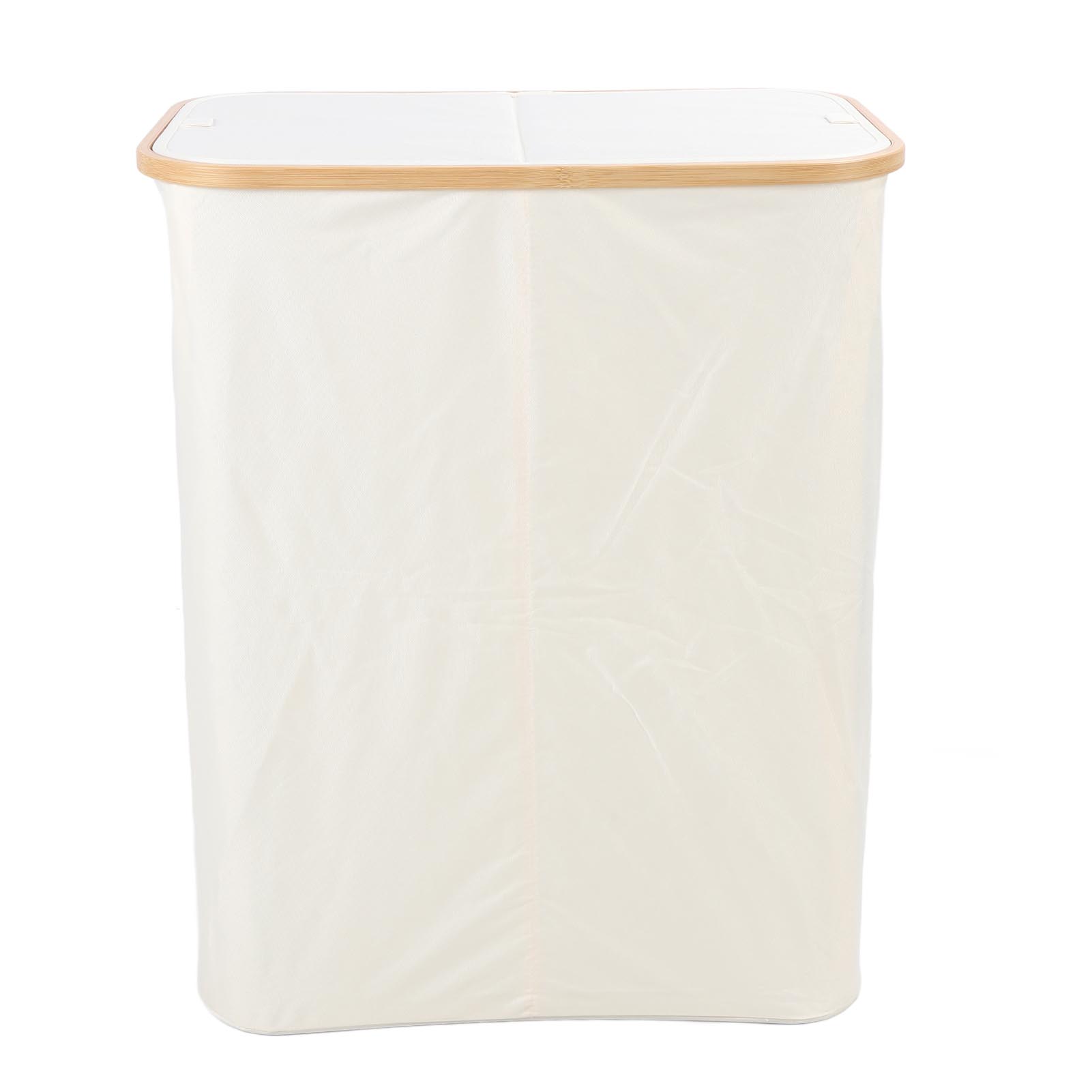Корзина для белья с крышкой и съемными мешками для белья большая вместимость корзина для грязного белья для спальни бежевый 5395₽