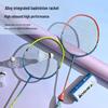Qingmeng Iron Alloy Badminton Racket Double Set
