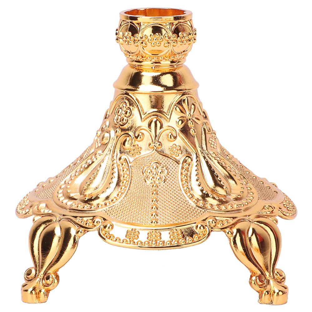 11PCS European Metal Candle Holder Intricate Carved Candle Holders Candelabra For Dinner Party