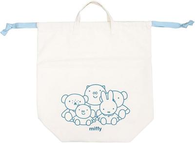 Tees Factory Miffy Big Drawstring Storage Bag, Blue-Green, MF-5545124BR