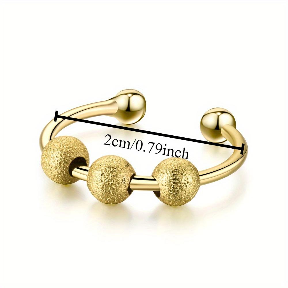 1 Stück Stilvoller, Drehbarer, Dekompressions-, Angstresistenter Aktivitätsring aus Titanstahl