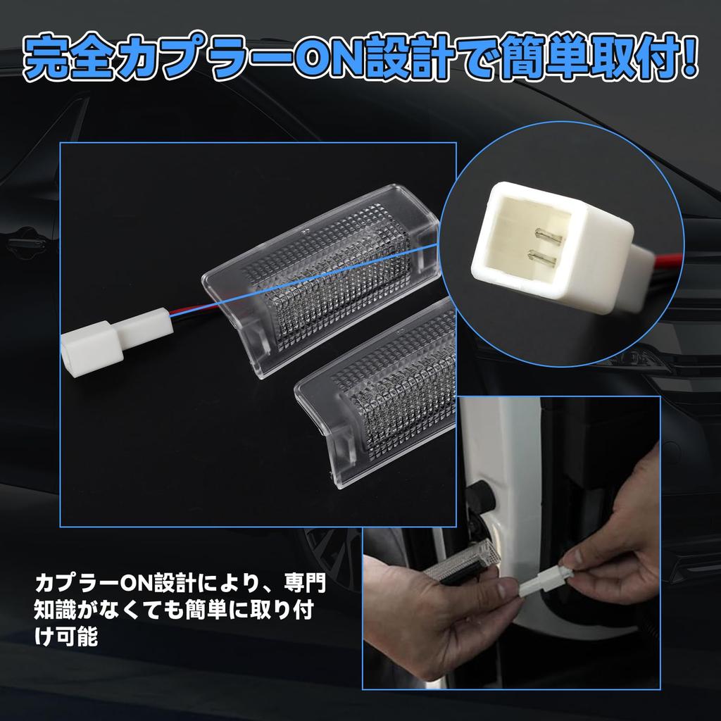 GemPro Alphard 40 Series Courtesy Lamp, 3rd Row, Velfire 40 Series, Sliding Door Spot