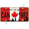 Retro Metal Tin Sign - Country License Plate for Home Bar Garage Man Cave Wall Decor