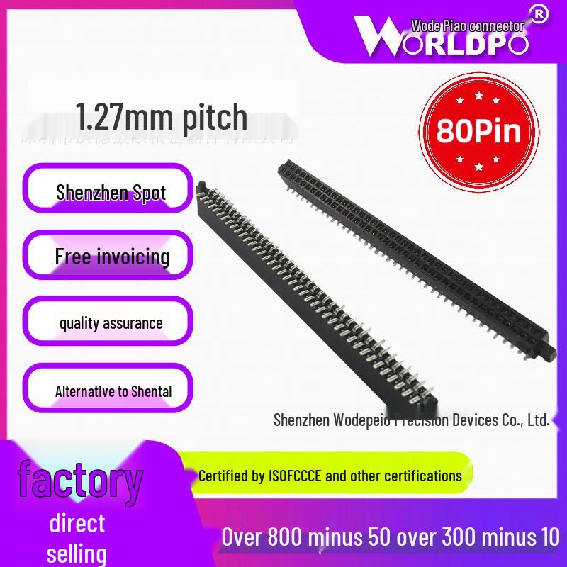

Alternative Female Connector for SINTAI SFM-140-02-L/S-D-LC/A-K-TR, 2 Rows, 80 Pin, 1.27mm
