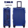 Aluminum-Magnesium Alloy Suitcase with Aluminum Frame, Universal Wheels, Combination Lock - 24" Carry-On for Students & Men's Business Travel.