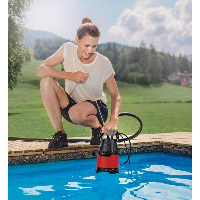 Einhell pompe d’évacuation pour eaux claires gc-sp 2275 (220 w, 7 500 l/heure)