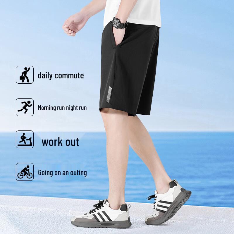 Warrior Men's Ice Silk Quick-Dry Sports Shorts